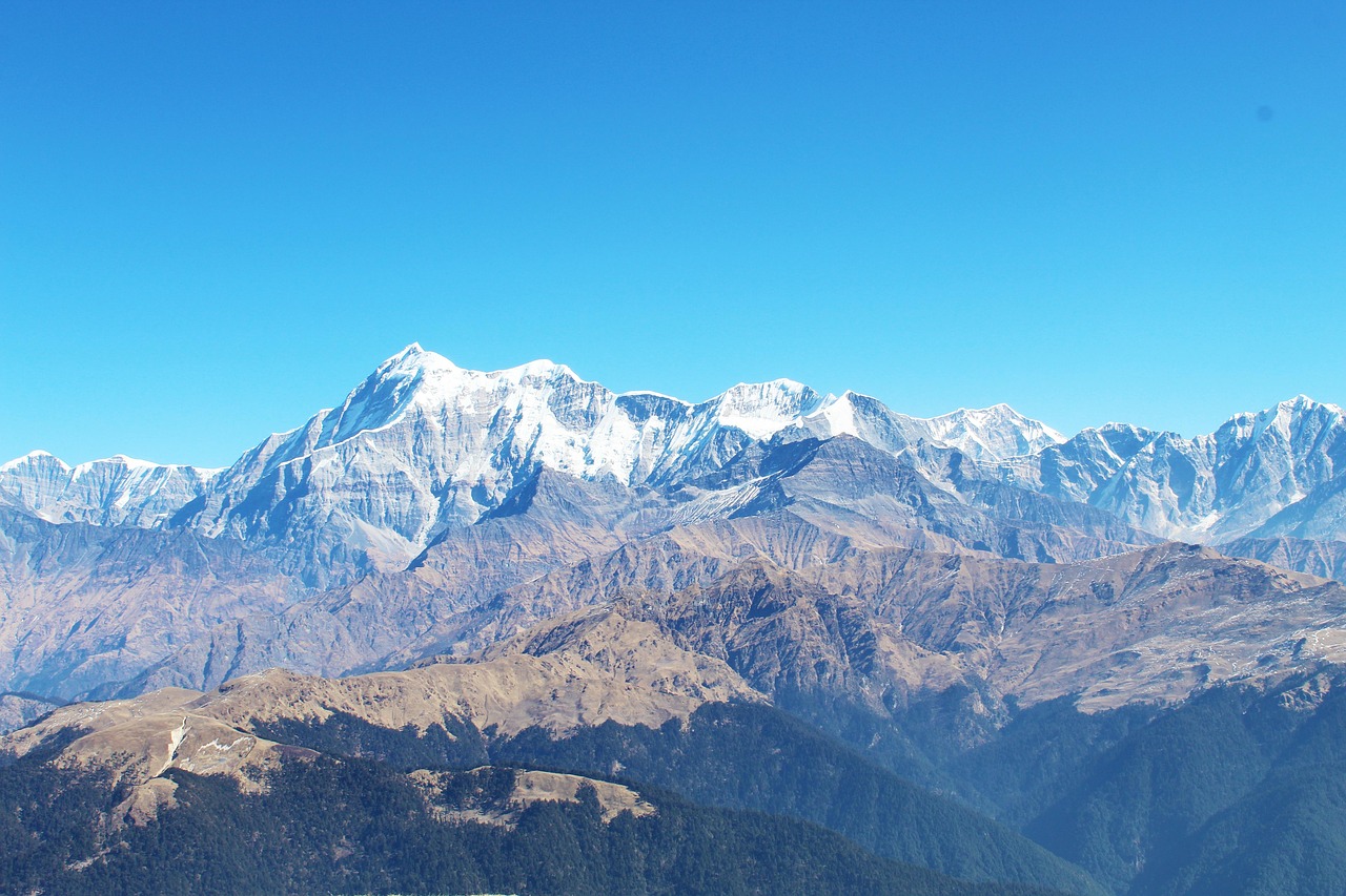 The Himalayas, India (image credits: pixabay)