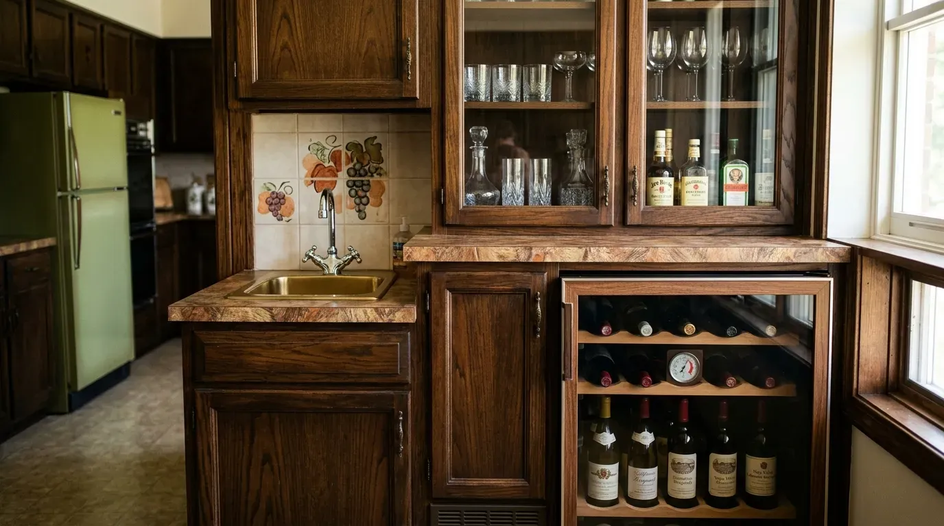 #2 - A Dedicated Wine Storage or Wet Bar Area (Image Credits: Gemini)