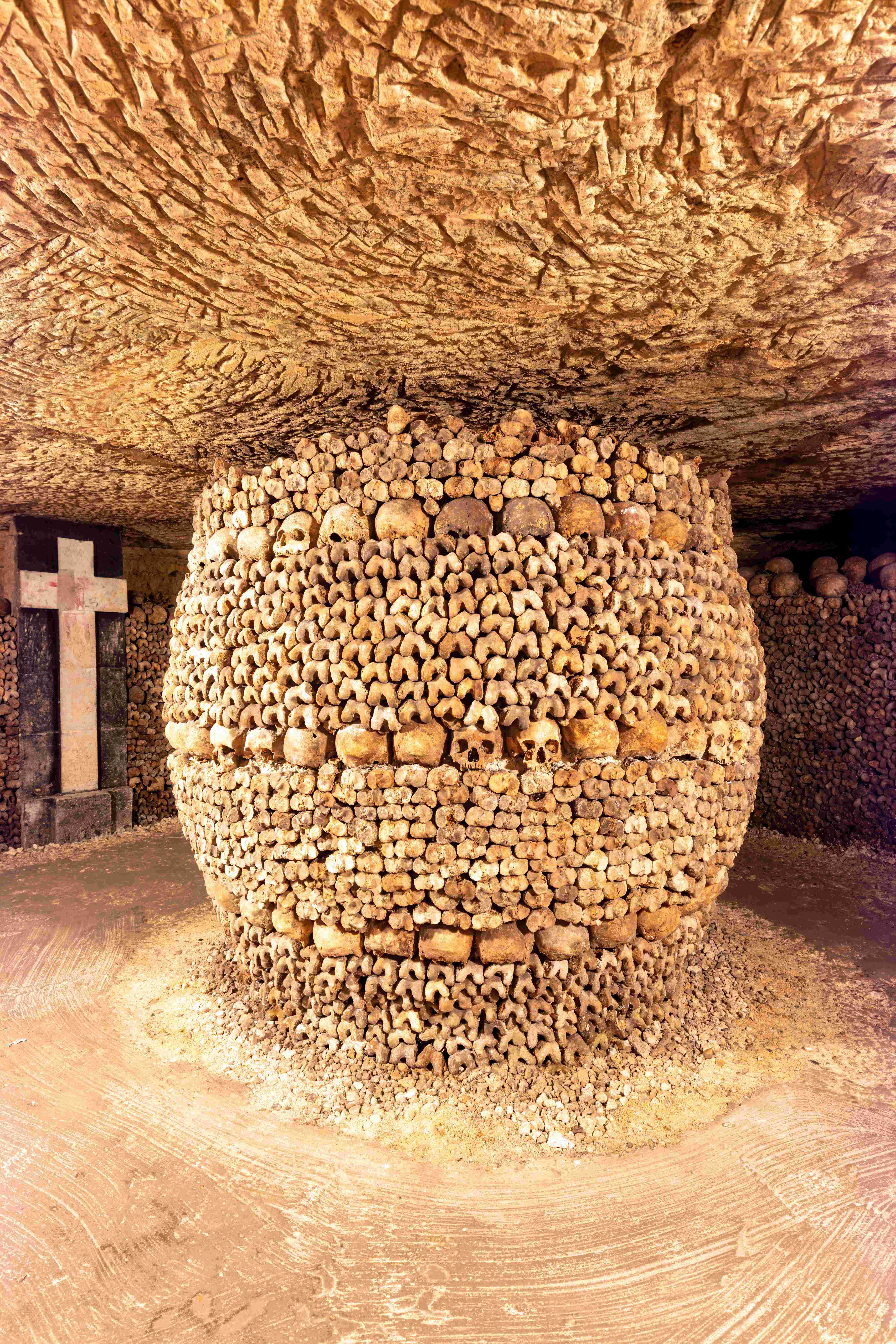 The Catacombs of Paris, France (image credits: wikimedia)
