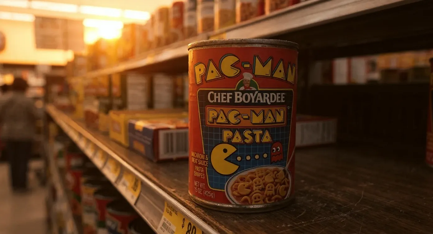 #14 - Chef Boyardee Pac-Man Pasta - Golden hour