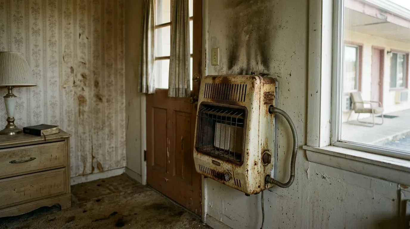 #11 - Unvented or Improperly Vented Fuel-Burning Heaters (Image Credits: AI Generated)