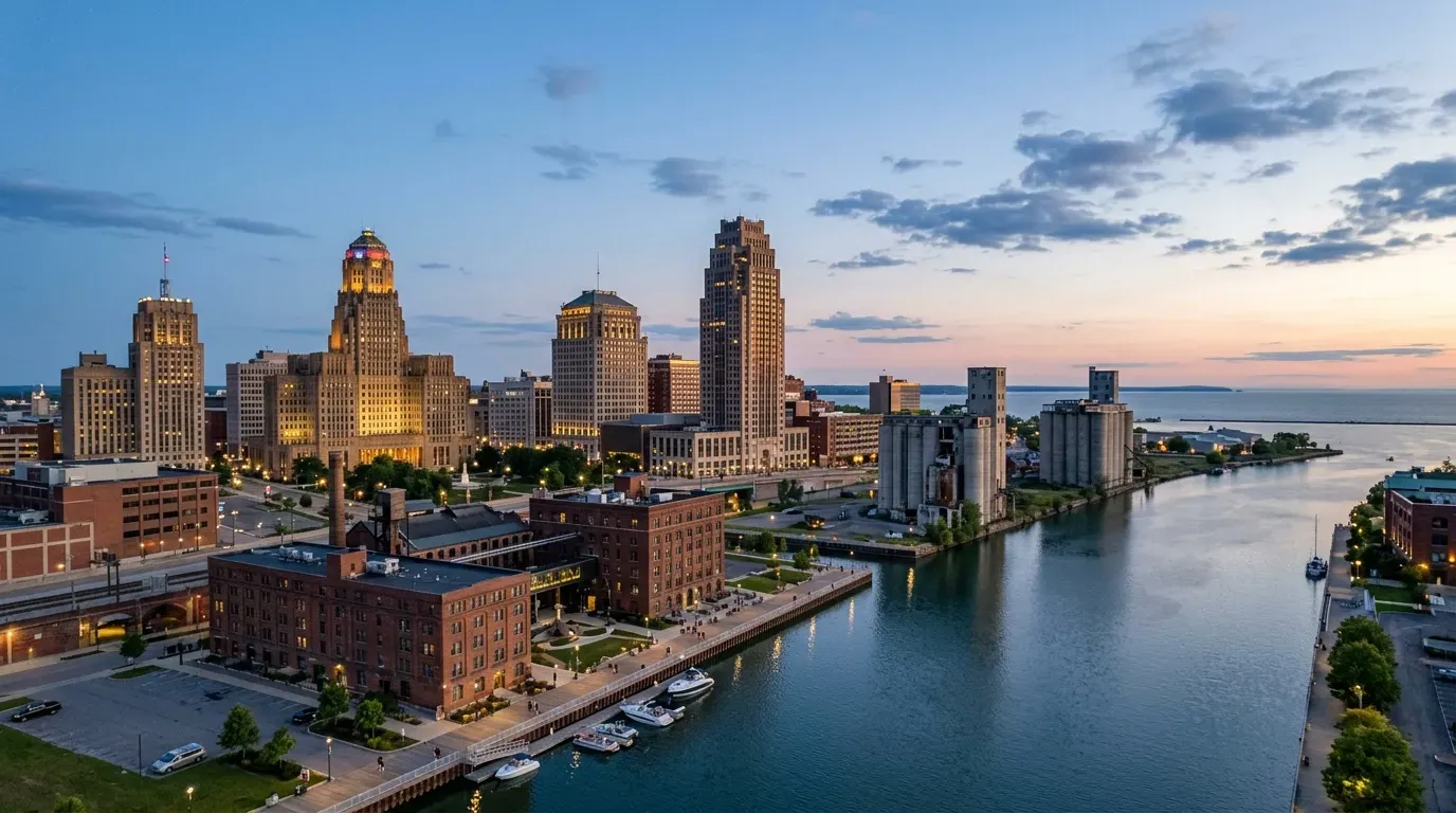 #4 - Buffalo, New York: The Rust Belt Climate Refuge Nobody Expected (Image Credits: Gemini)