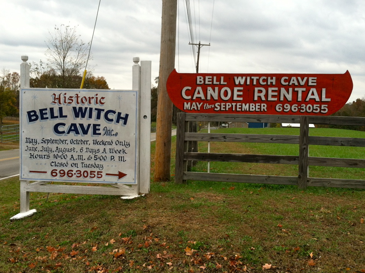 The Bell Witch Cave, Tennessee, USA (image credits: wikimedia)