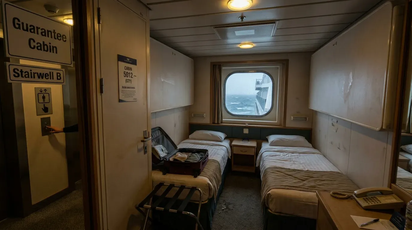 #2 - The "Guarantee" Cabin You Didn't Pick Yourself (Image Credits: Gemini)