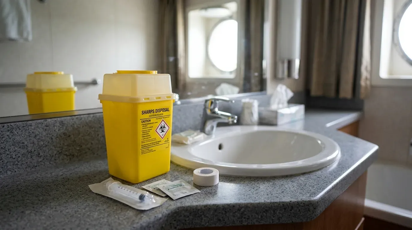 #1 - A Sharps Container for Insulin and Injections (Image Credits: Gemini)