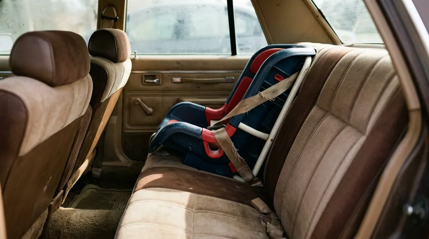 #8 - Improperly Positioned or Absent Child Safety Seats (Image Credits: Gemini)