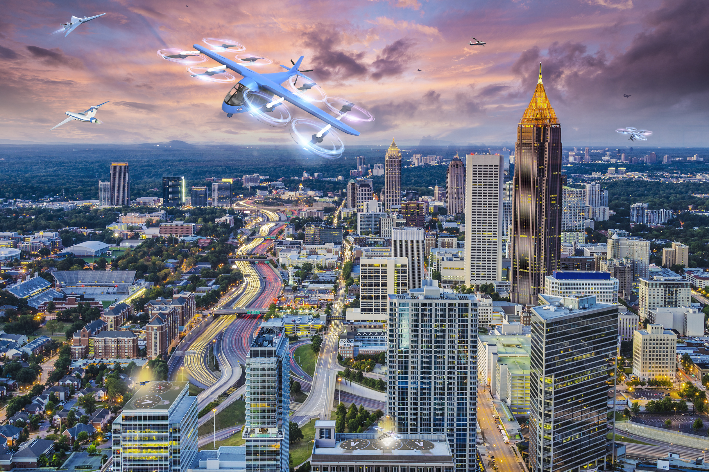 Urban Air Mobility’s Road Ahead (image credits: wikimedia)