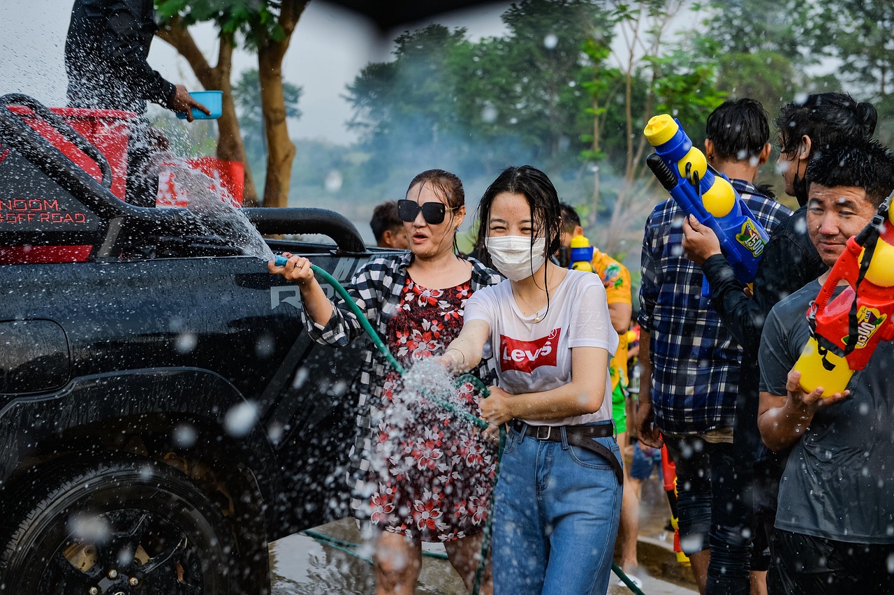 Songkran – Thailand’s Water Festival (image credits: pixabay)