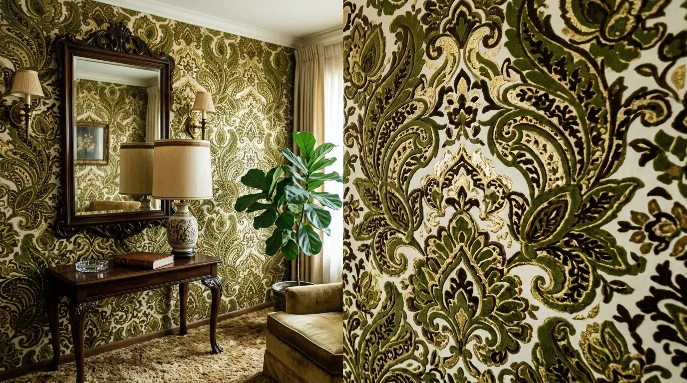 #16 - Designer Wallpaper in Every Room (Image Credits: AI Generated)