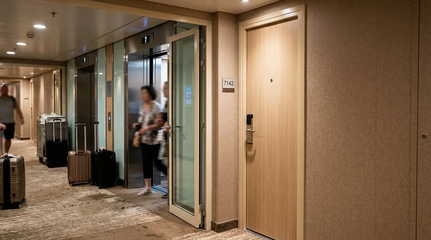 #11 - Any Cabin Next to the Elevator Bank (Image Credits: Gemini)