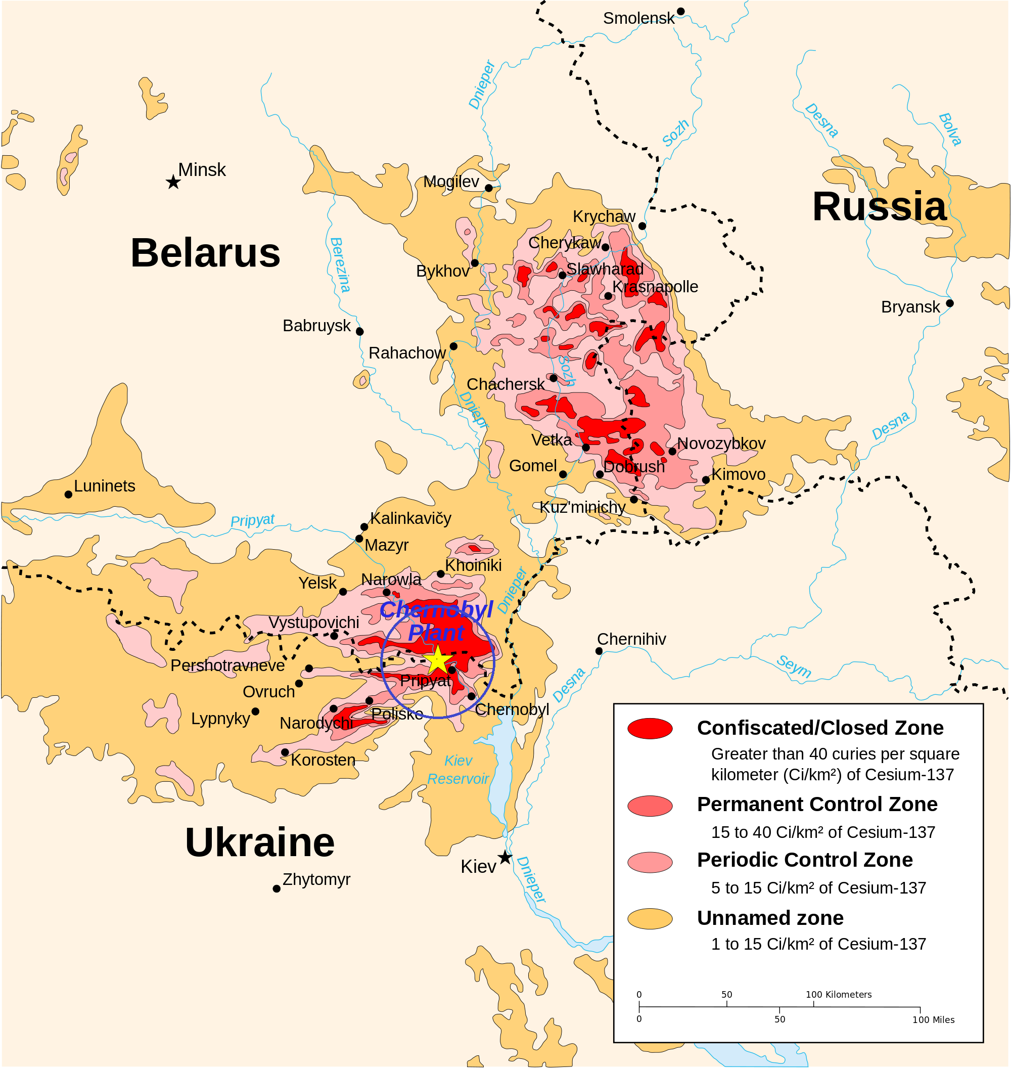 Myth 6: Chernobyl's Effects Are Limited to Ukraine (image credits: wikimedia)