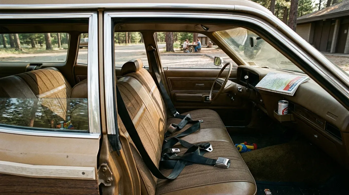 #8 - Driving Without a Seatbelt (Literally Everyone Did It) (Image Credits: AI Generated)