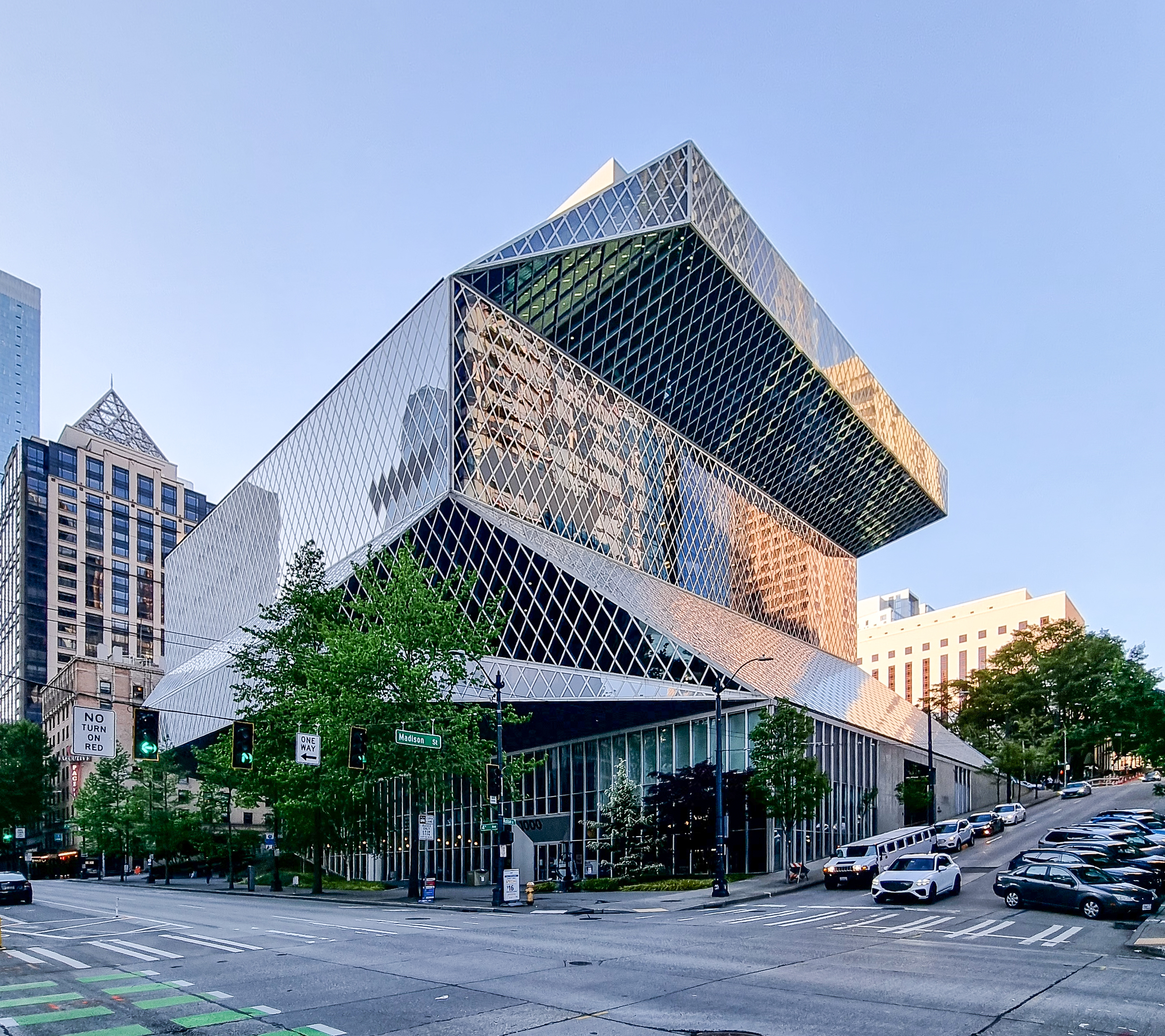8. The Seattle Central Library, Seattle, USA (image credits: wikimedia)