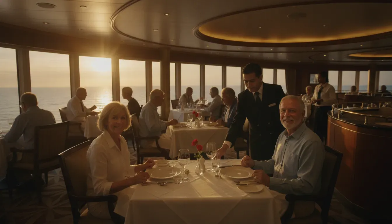 #3 - Flexible Dining Times That Suit Seniors (Not the Ship's Schedule) (Image Credits: Gemini)