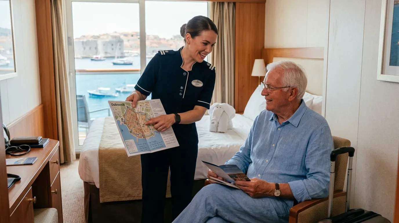 #3 - Your Cabin Steward Gives Better Port Advice Than Any Brochure (Image Credits: Gemini)