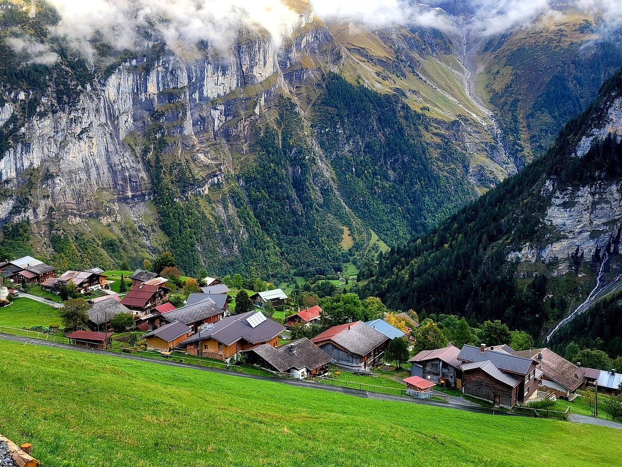 Gimmelwald, Switzerland (image credits: pixabay)