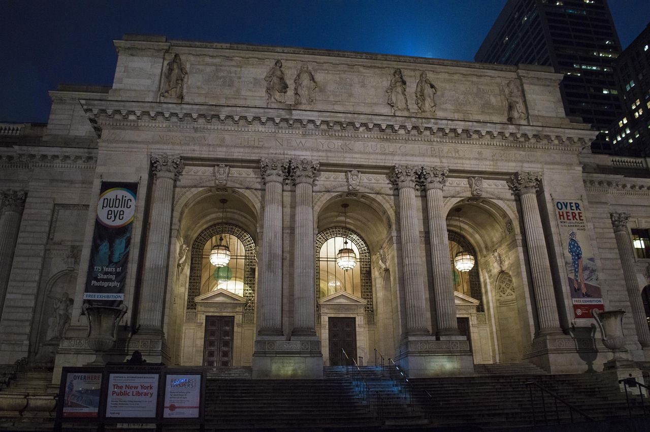 4. The New York Public Library, New York City, USA (image credits: pixabay)