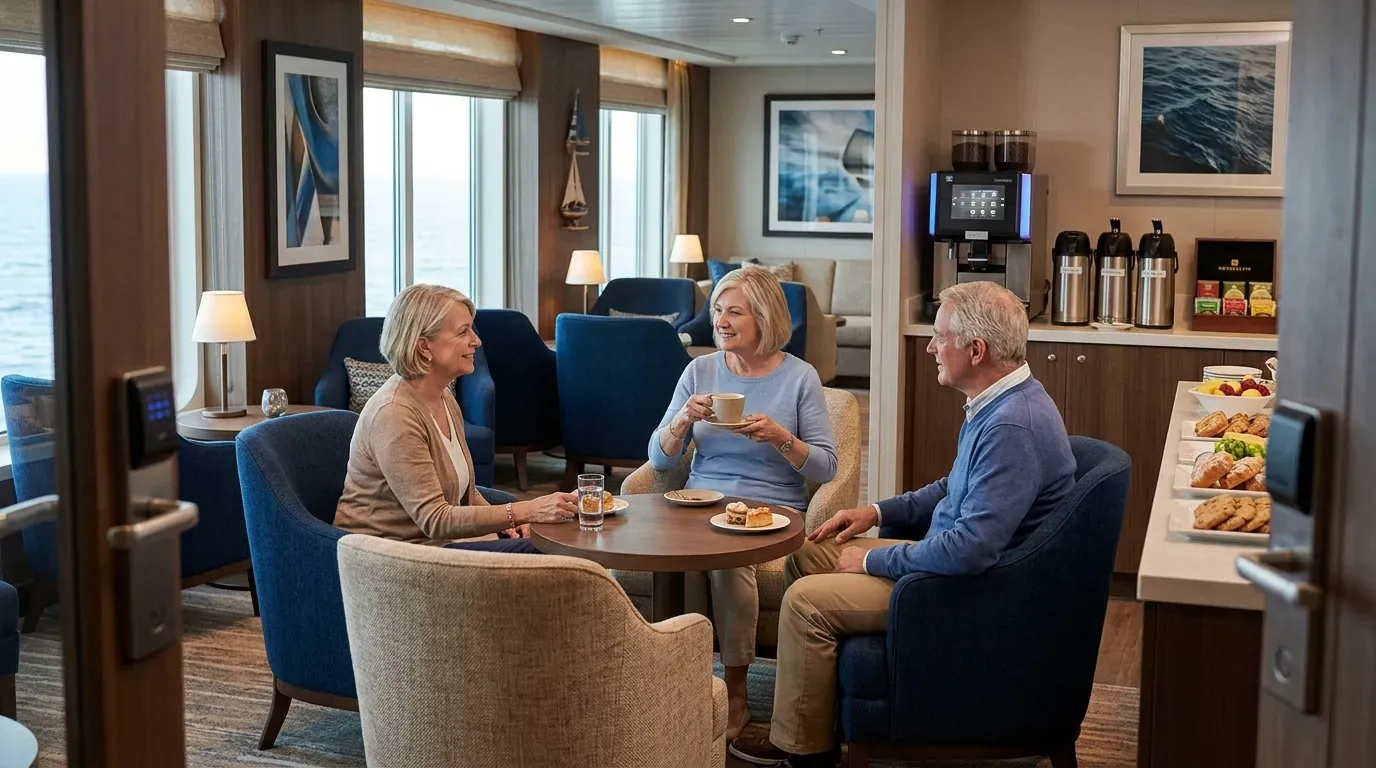 #6 - They Give Solo Travelers a Private Lounge - With Free Coffee and Snacks All Day (Image Credits: Gemini)