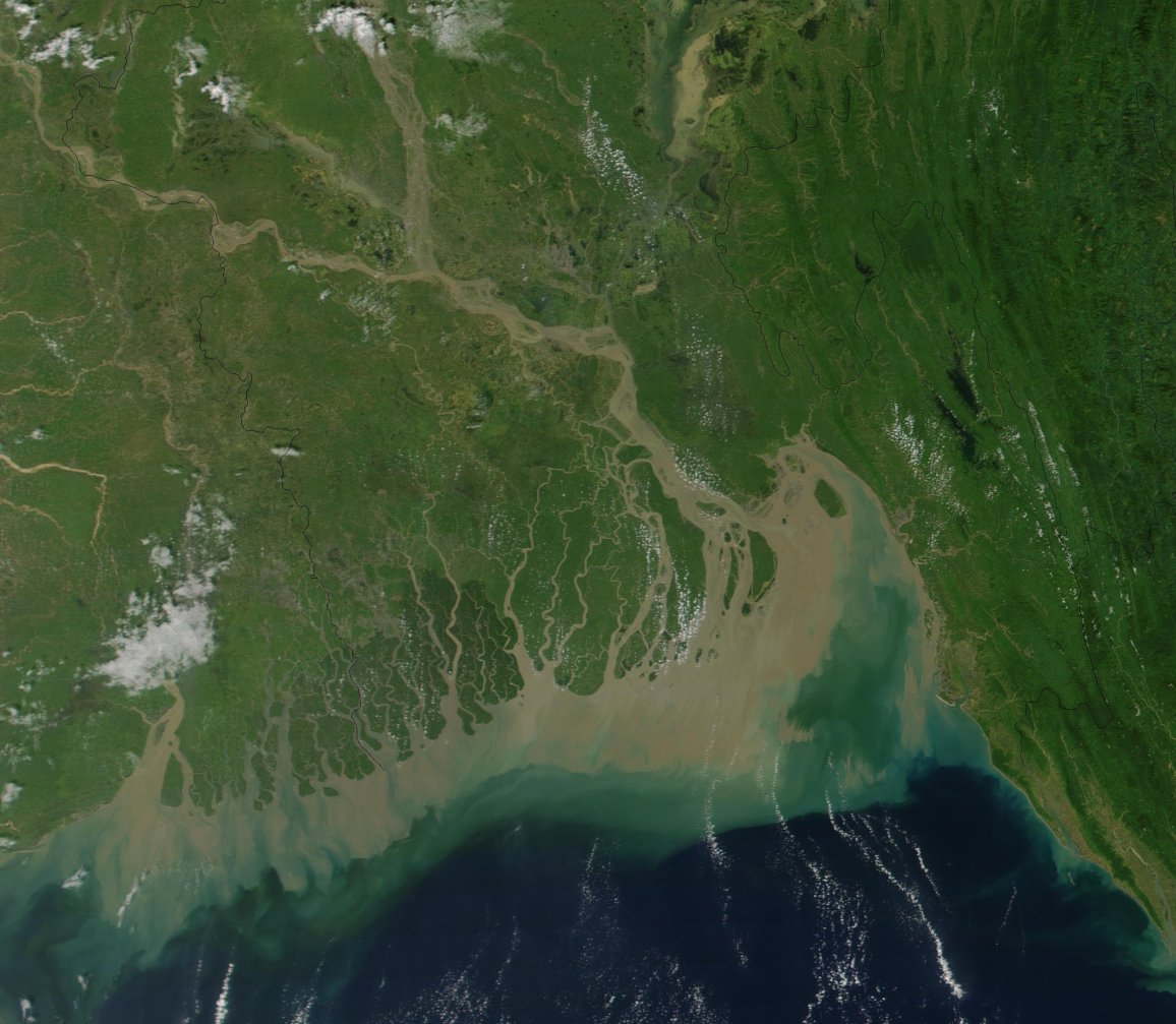 The Ganges Delta Underwater Paradise Lost (image credits: wikimedia)