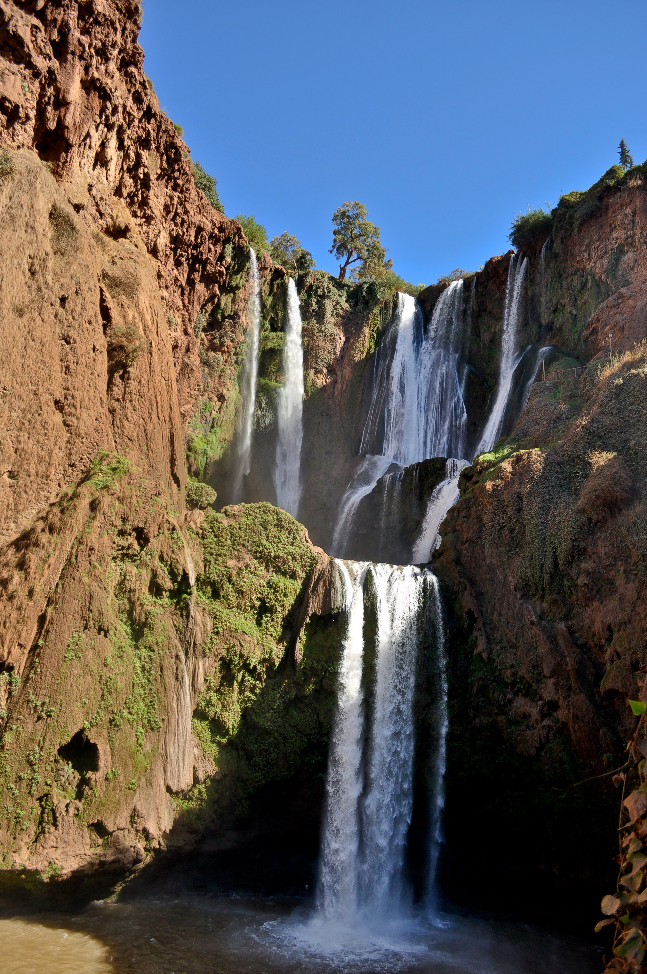 The Serene Beauty of Ouzoud Waterfalls (image credits: wikimedia)