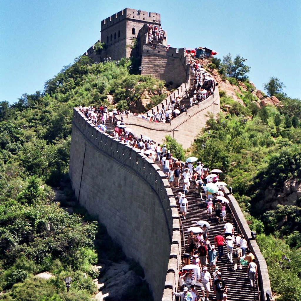 The Great Wall of China (image credits: wikimedia)
