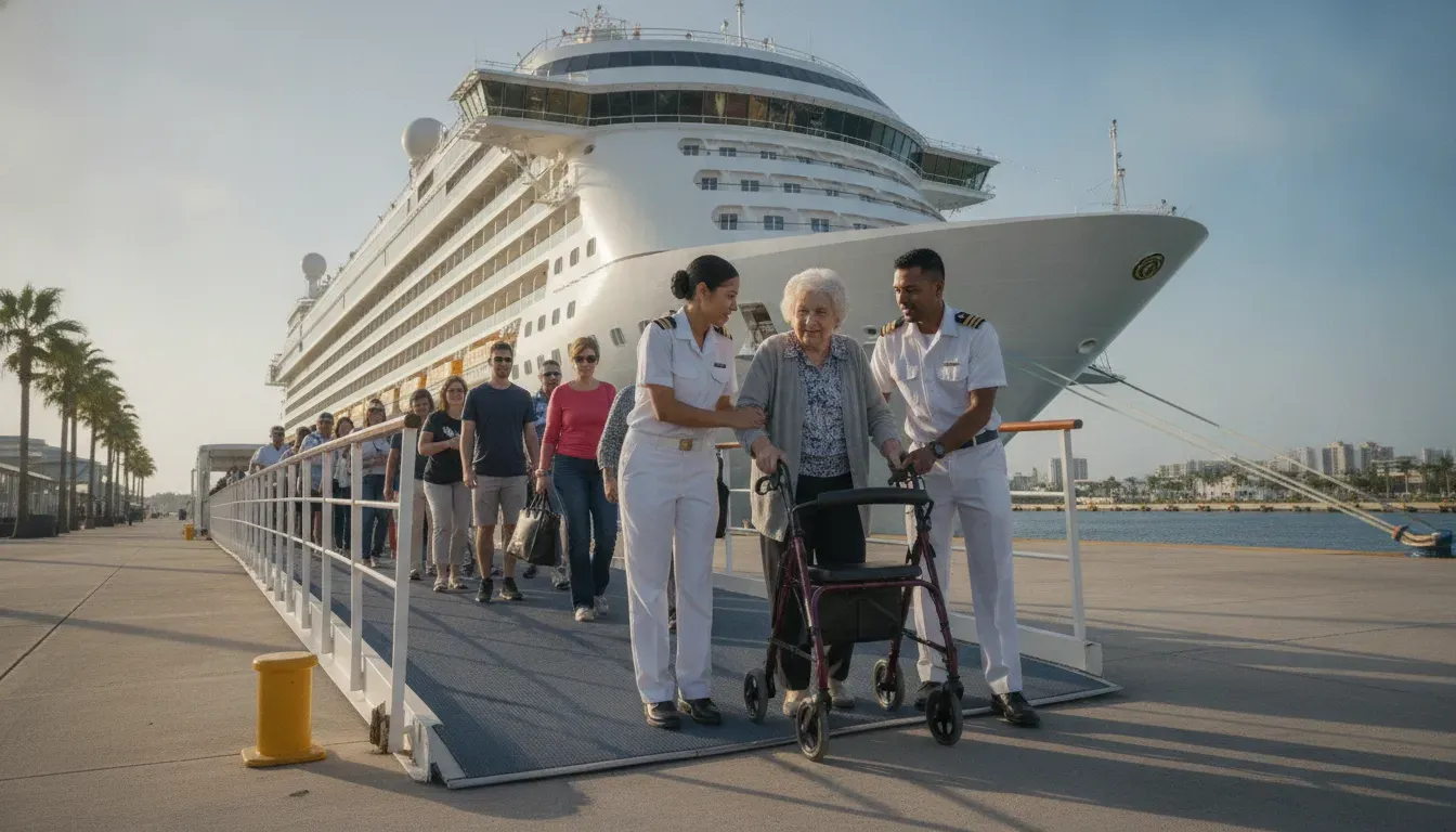 #4 - Crew Assistance at Embarkation - No Upgrade Required (Image Credits: Gemini)