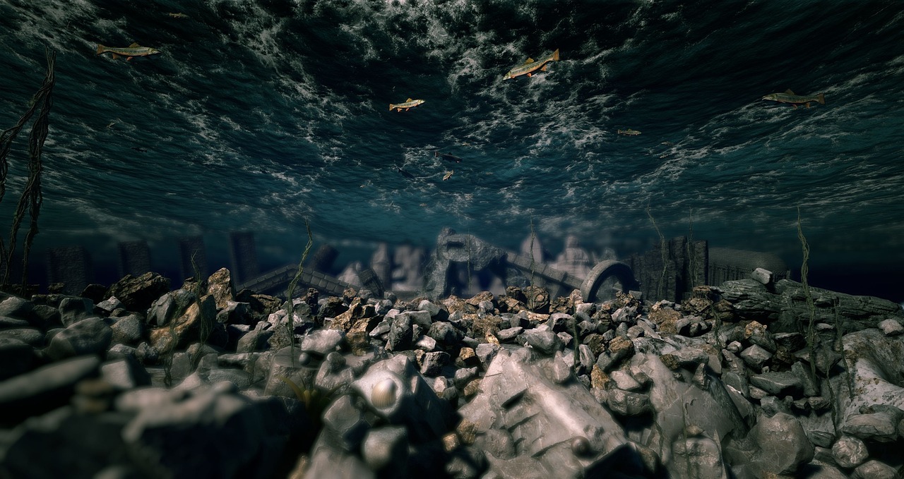 The Lost City of Atlantis (image credits: pixabay)