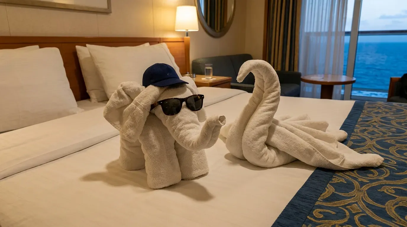 #7 - Towel Animals Made to Order, Every Single Night (Image Credits: Gemini)