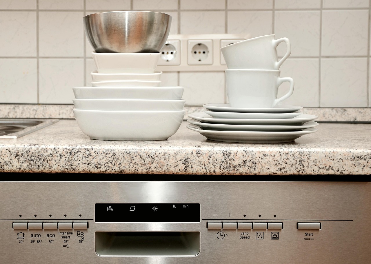 Dishwasher Front and Controls (image credits: pixabay)
