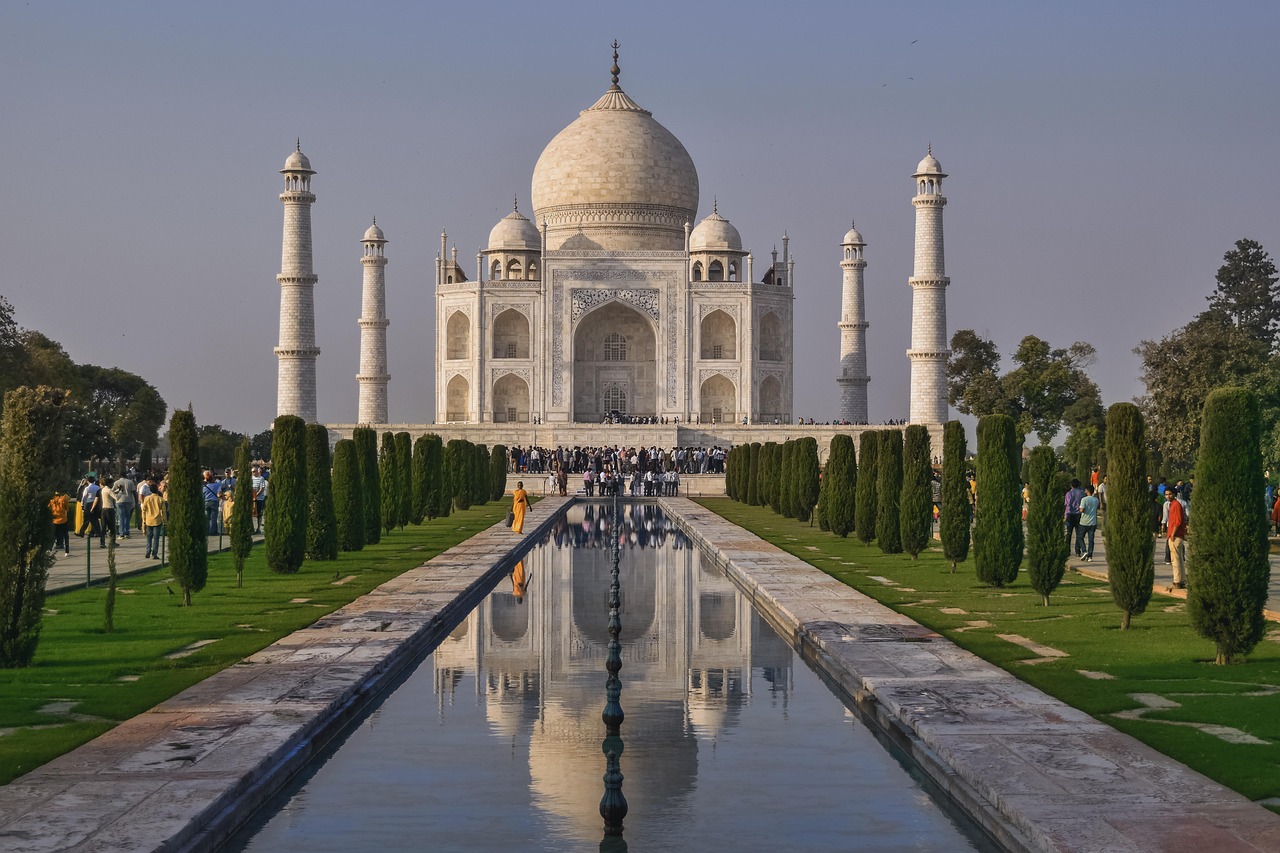 The Taj Mahal, India (image credits: pixabay)