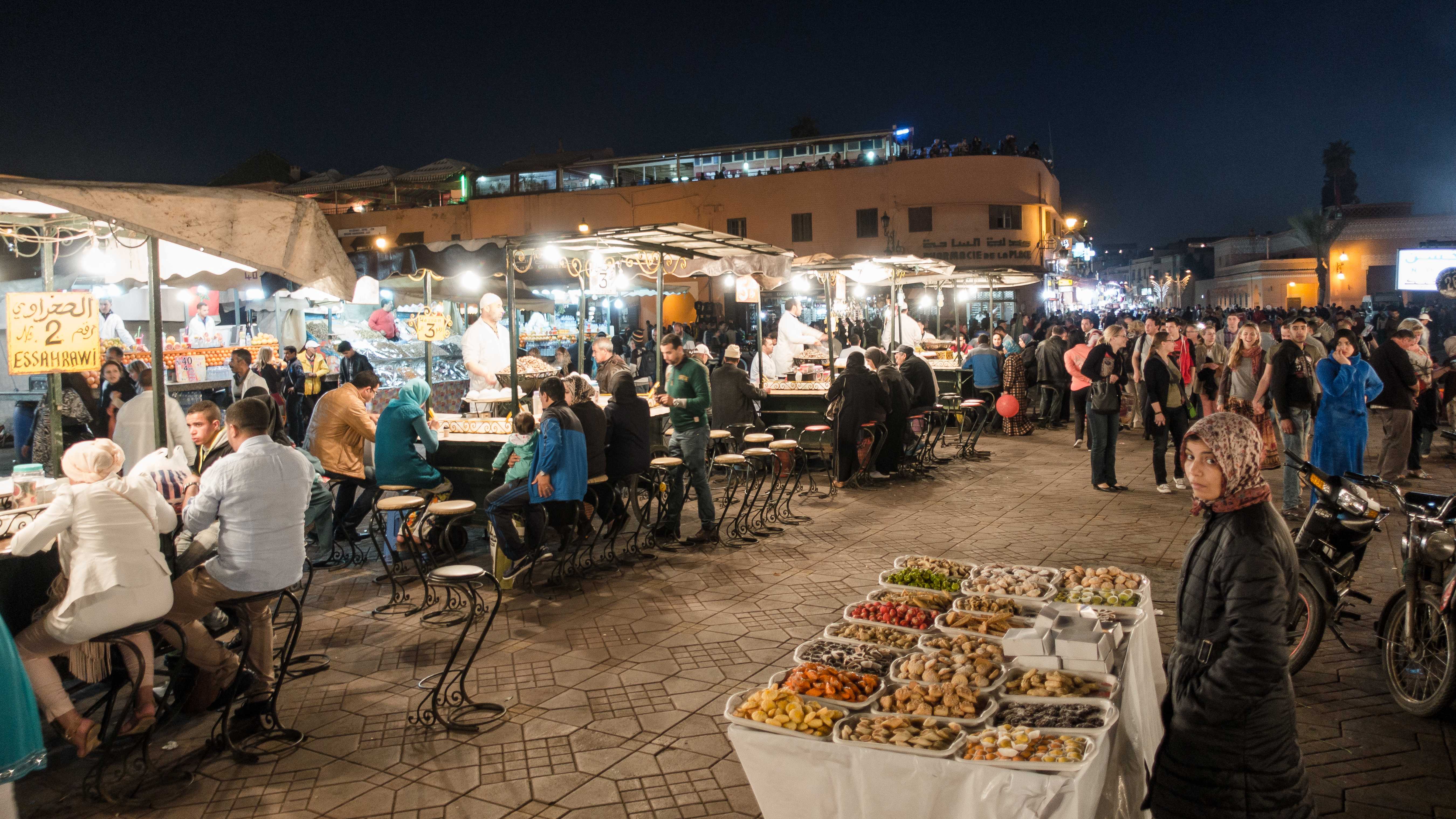 The Magic of Marrakech at Night (image credits: wikimedia)