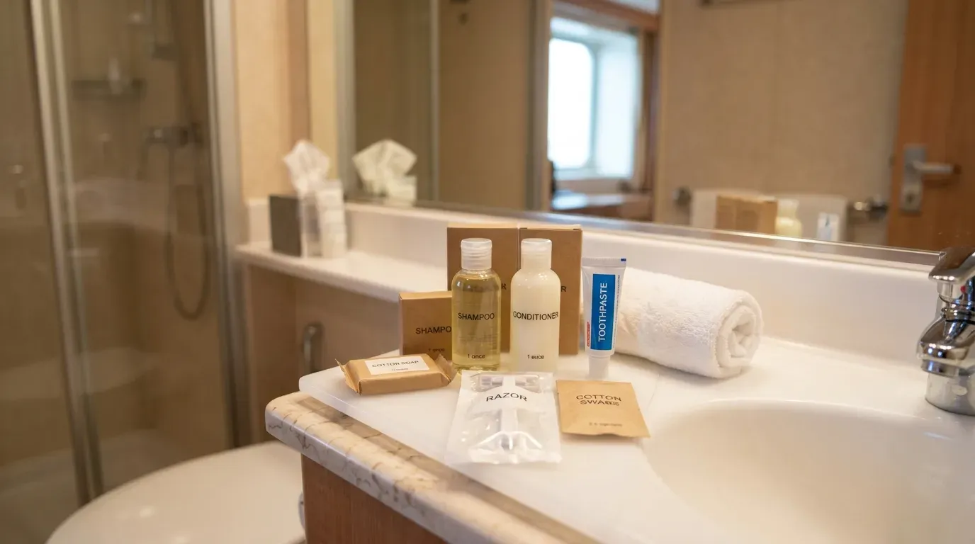 #4 - Free Toiletries You Forgot to Pack (Image Credits: Gemini)