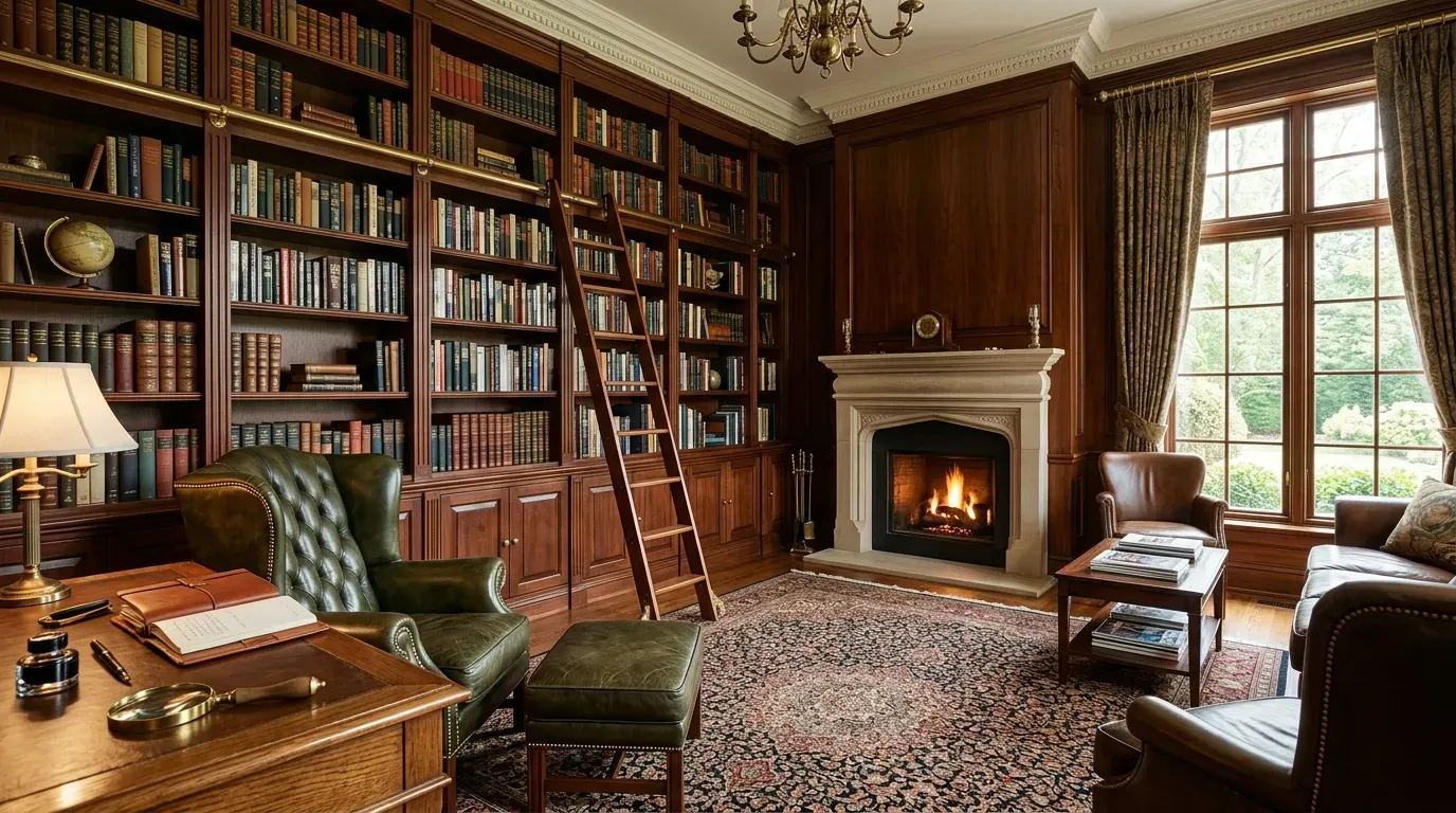 #2 - The Dedicated Home Library or Study (Image Credits: Gemini)