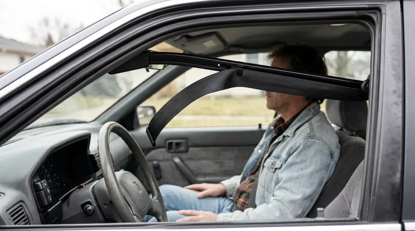 #17 - Automatic Motorized Seatbelts (Image Credits: Gemini)