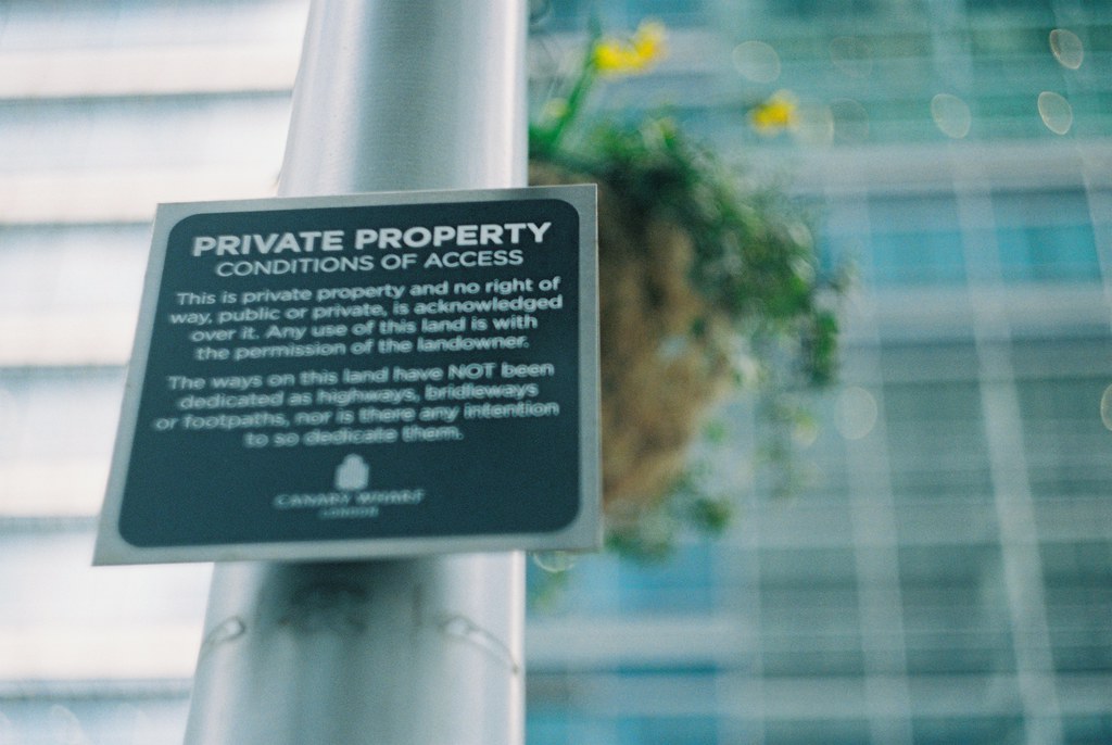 Private Property and Residential Areas (image credits: flickr)