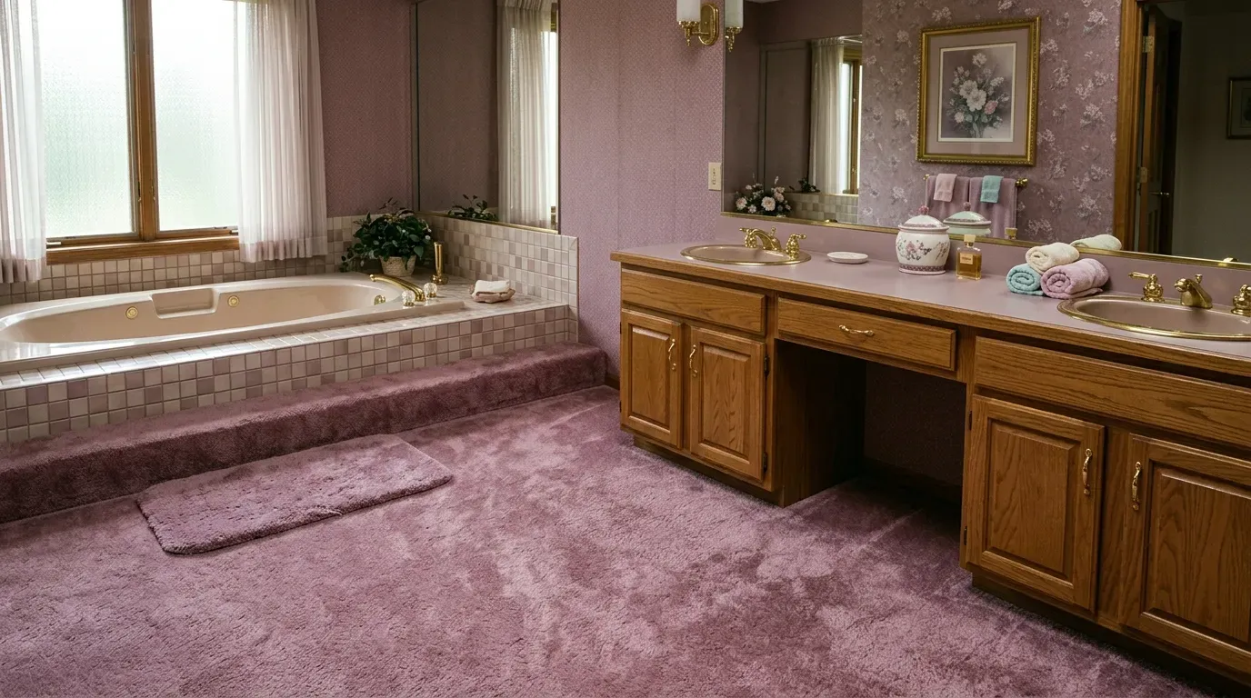 #9 - Wall-to-Wall Carpet in Bold or Pastel Colors (Image Credits: Gemini)