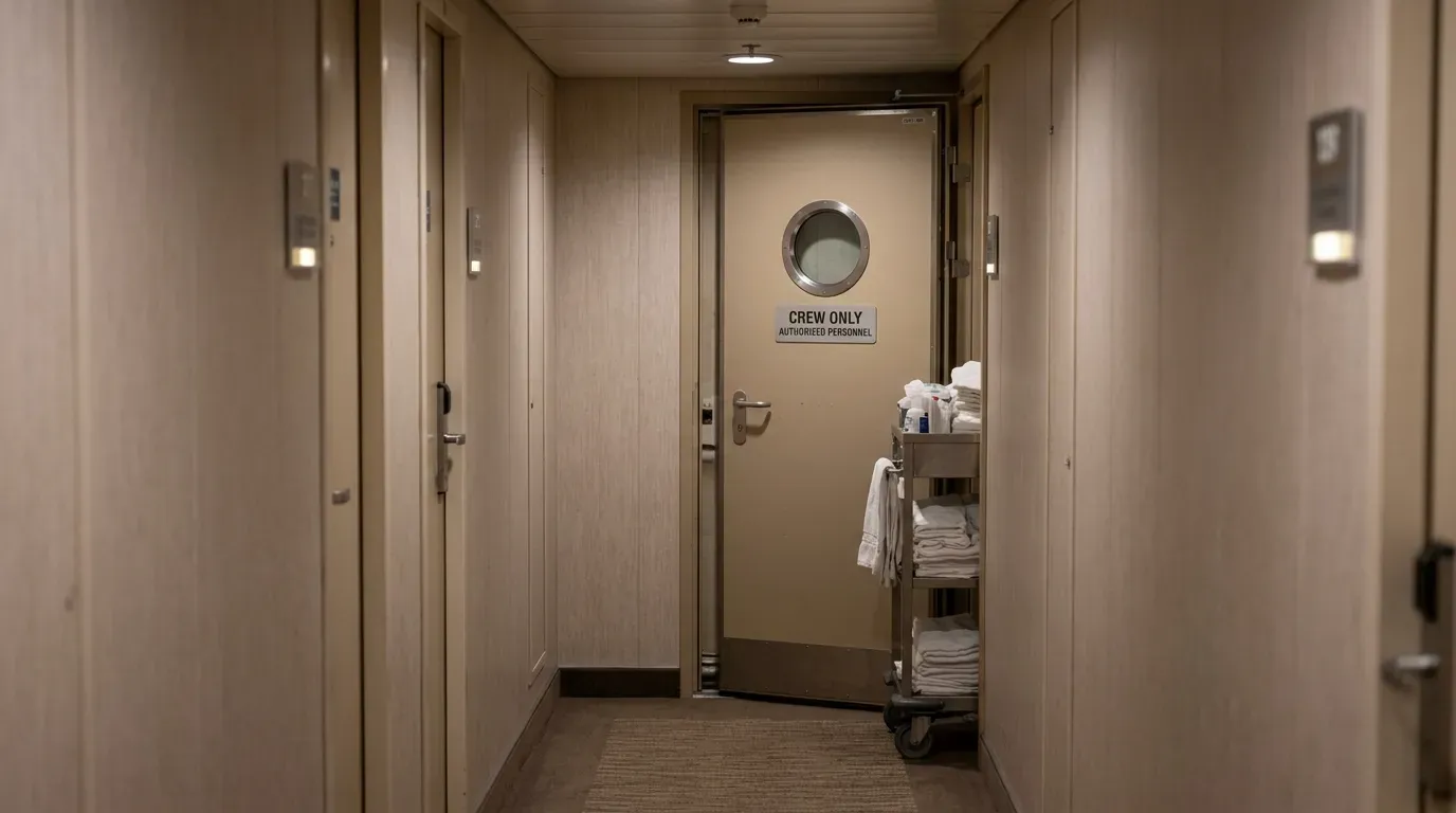 #5 - The Cabin Directly Across From a Crew Service Door (Image Credits: Gemini)