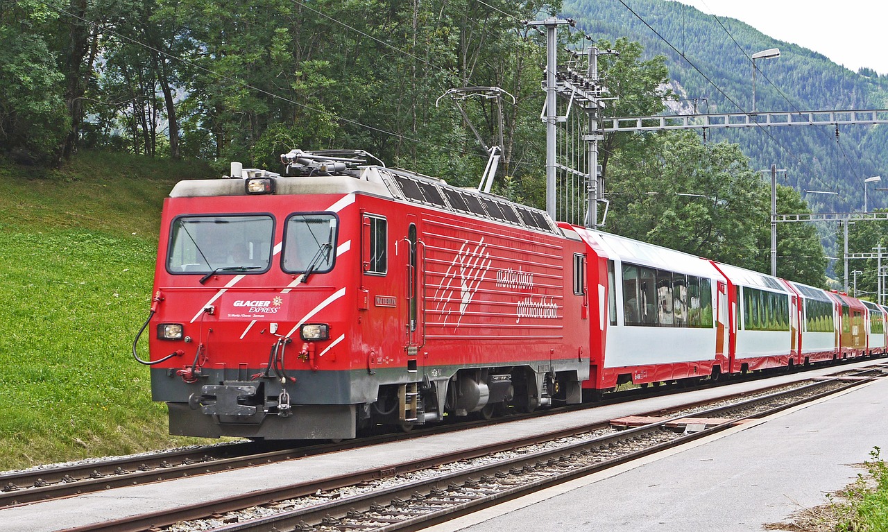 The Glacier Express (image credits: pixabay)