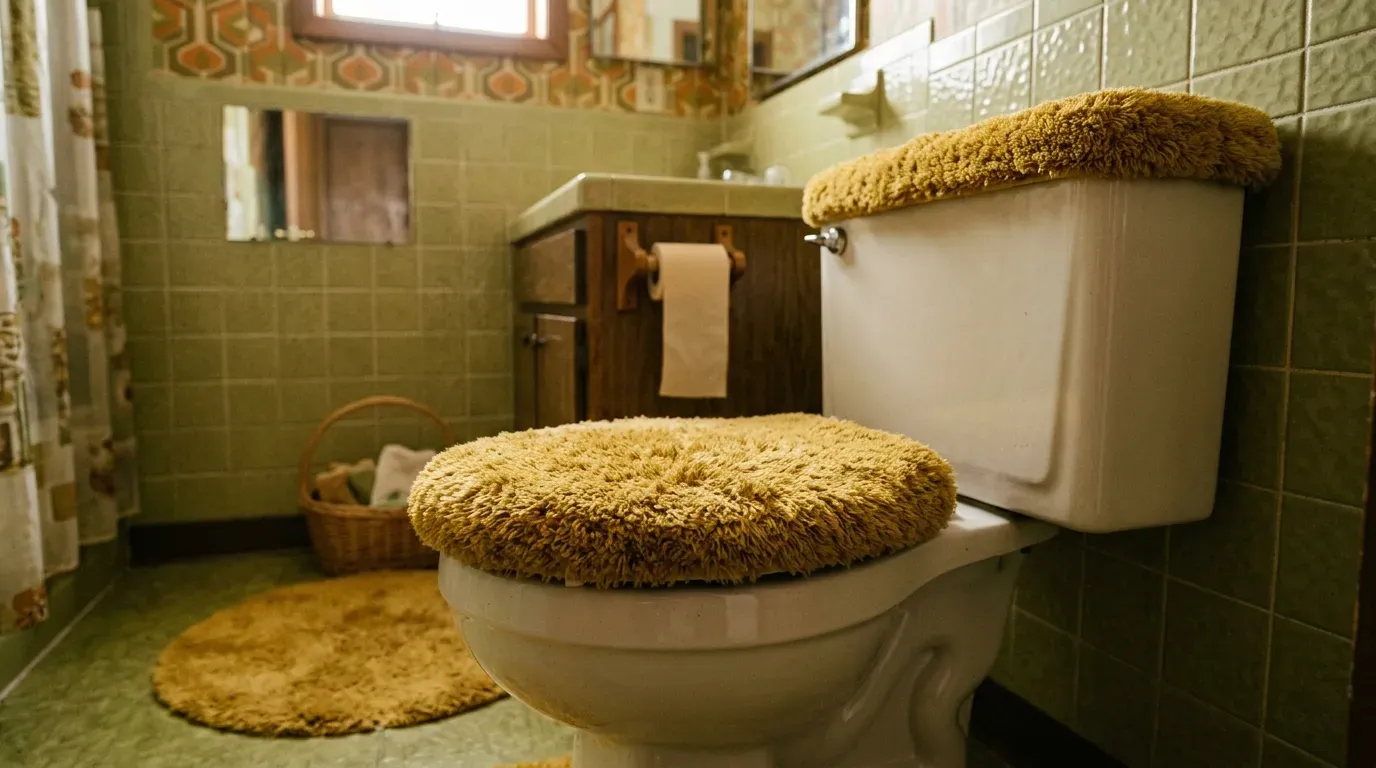 #2 &ndash; The Fuzzy Toilet Seat Cover (Image Credits: AI Generated)