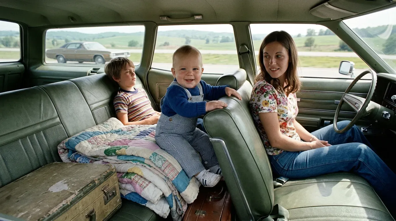 #13 - No Car Seat for the Baby (Or Anyone Under 10) (Image Credits: AI Generated)