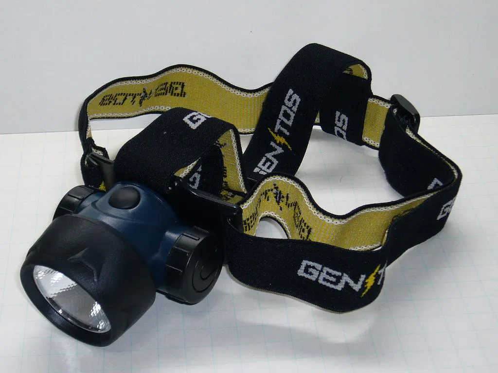 A Headlamp With Fresh Batteries (By Ntoshi, CC BY-SA 3.0)