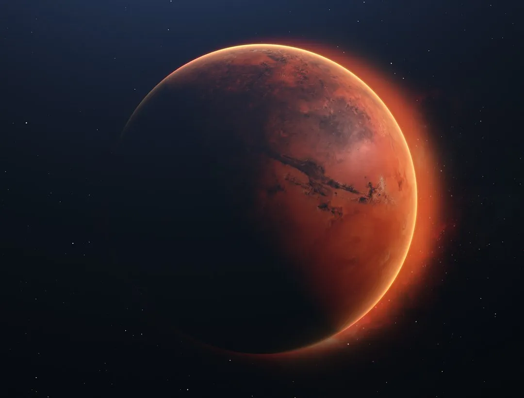 Mars: The Red Planet With Variable Brightness (Image Credits: Unsplash)