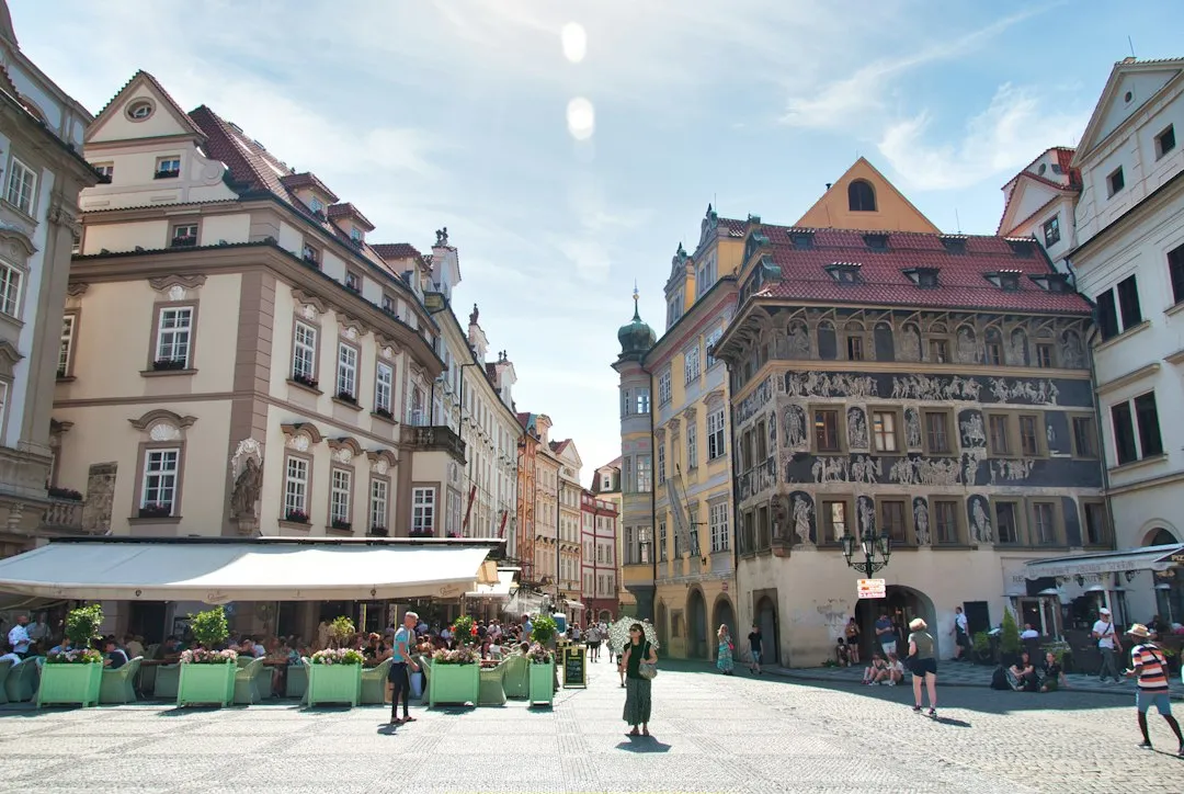4. The Courtyard of Dům U Minuty (Image Credits: Unsplash)