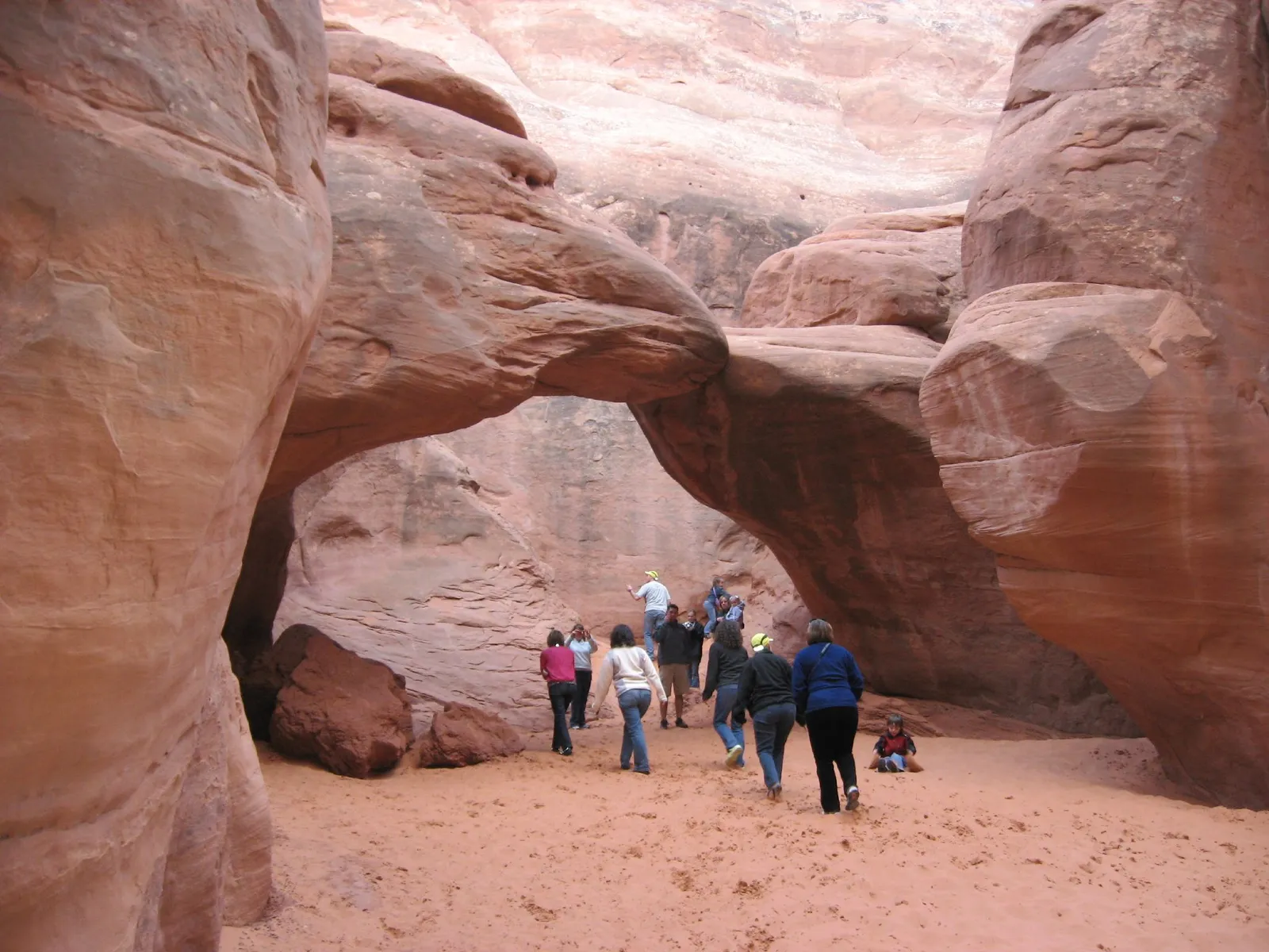 A Record Number of Visitors, a Record Amount of Noise (Sand Dune Arch is Crowded This Day, Arches National Park, Utah, CC BY-SA 2.0)