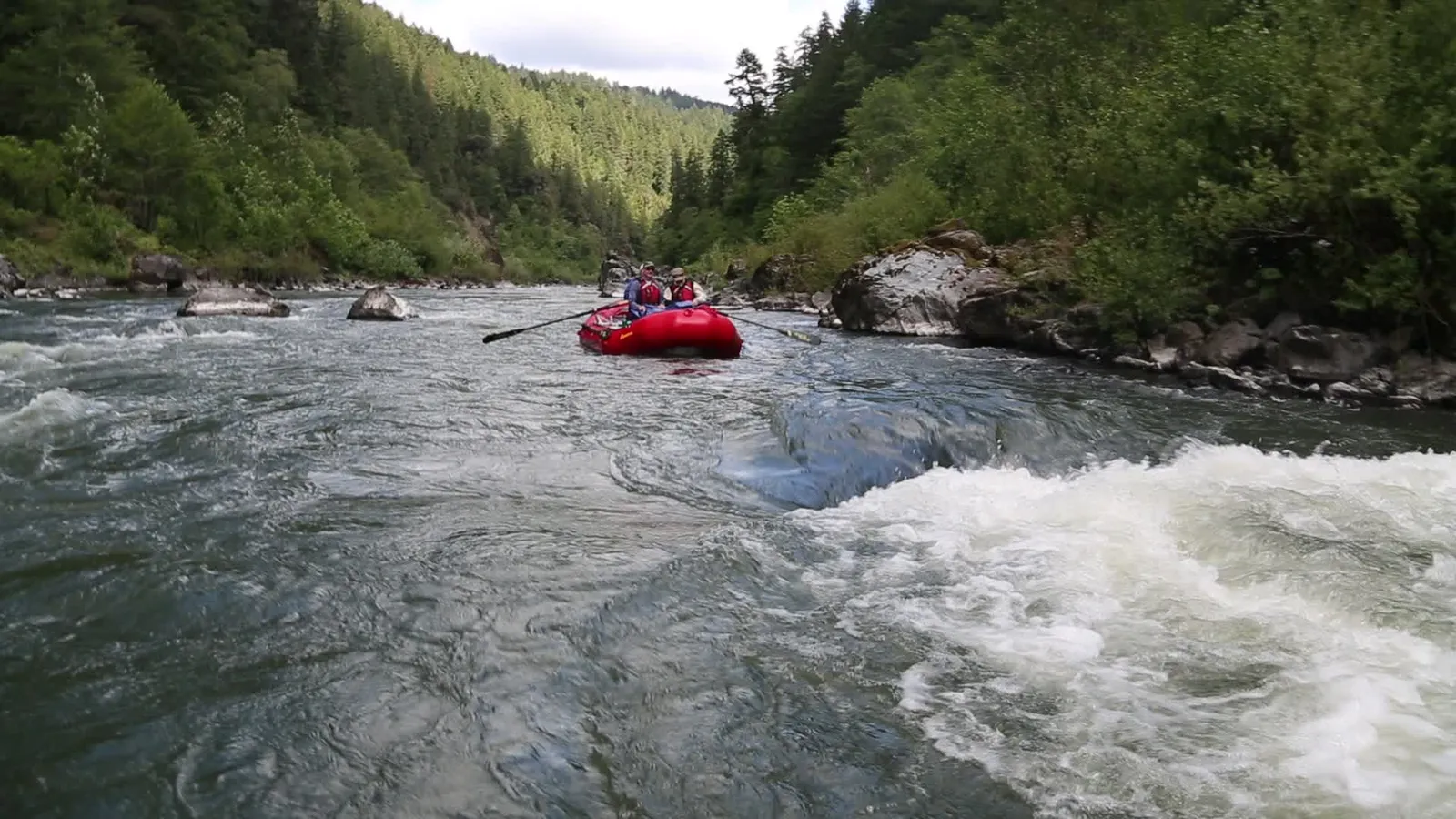The Rapids That Come Alive Only in Spring (Rogue River rafting, Public domain)