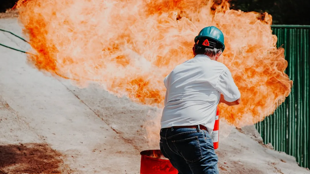 Foam Application: The First Physical Act on Scene (Image Credits: Unsplash)