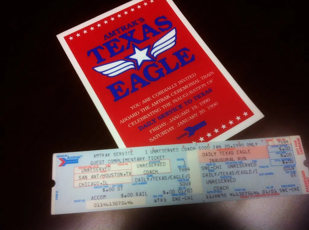 Texas Eagle: Chicago to San Antonio (and Beyond) (Steven Polunsky, Flickr, CC BY 2.0)