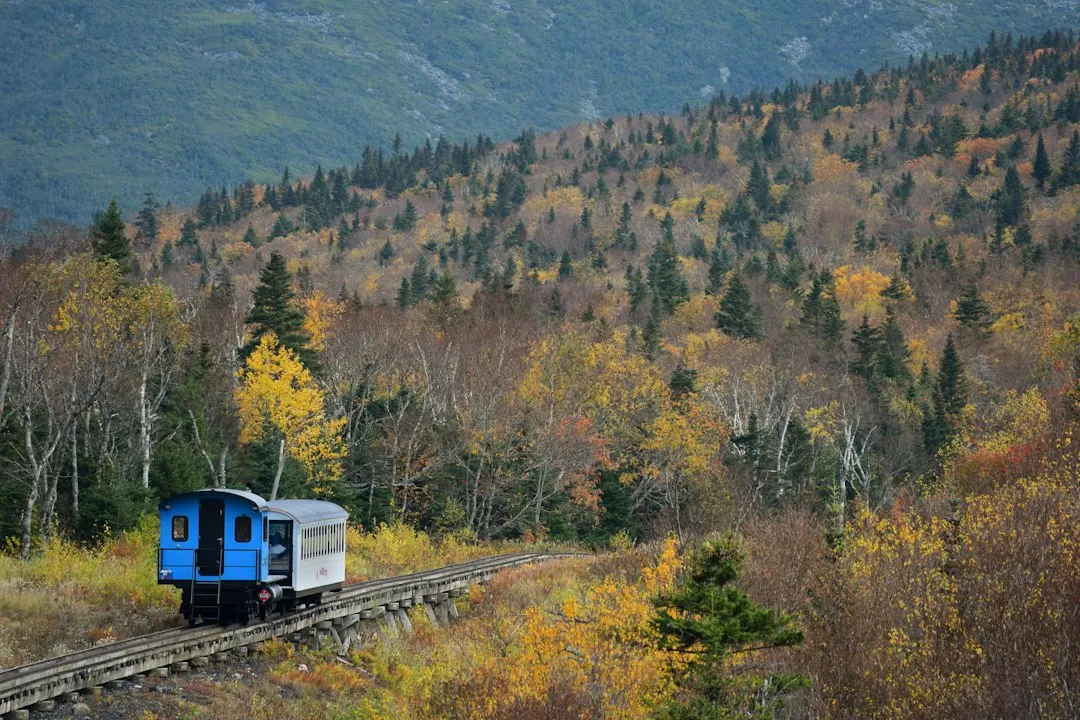 The World's First Mountain Cog Railway: Mount Washington (Image Credits: Unsplash)