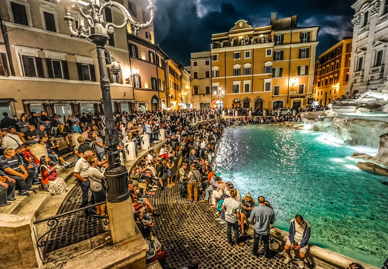 5. The Trevi Fountain: Crowds, Coins, and a New Ticketing System (Image Credits: Pixabay)