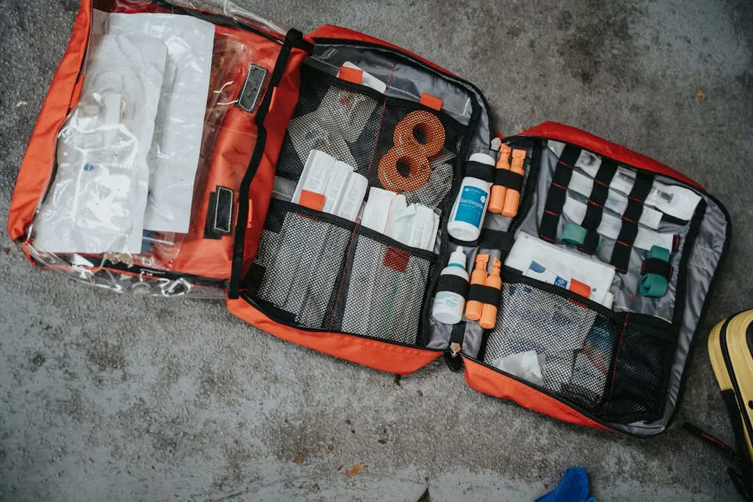 A Basic First Aid Kit and Personal Medications (Image Credits: Unsplash)